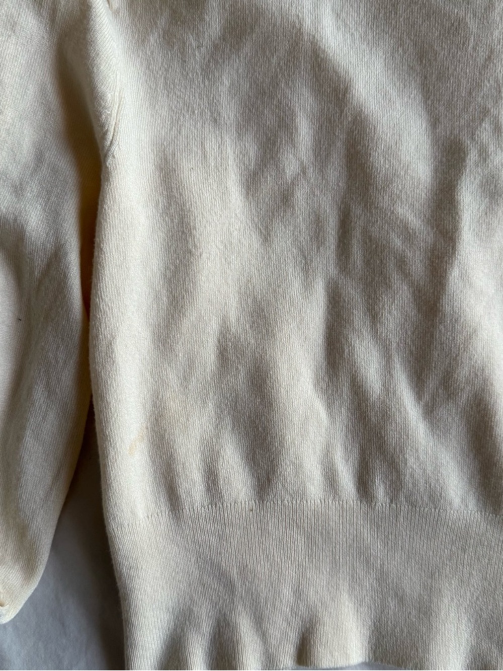 Zara Light Beige V-Neck Button Cardigan - Picture 6 of 6